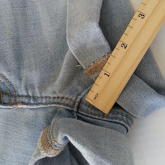 American Eagle Outfitters Hi-Rise Shortie Denim Short Sz 2 - Picture 7 of 9